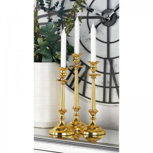 Astoria Grand Traditional Tapered 3 Piece Candlestick Set ARGD3469